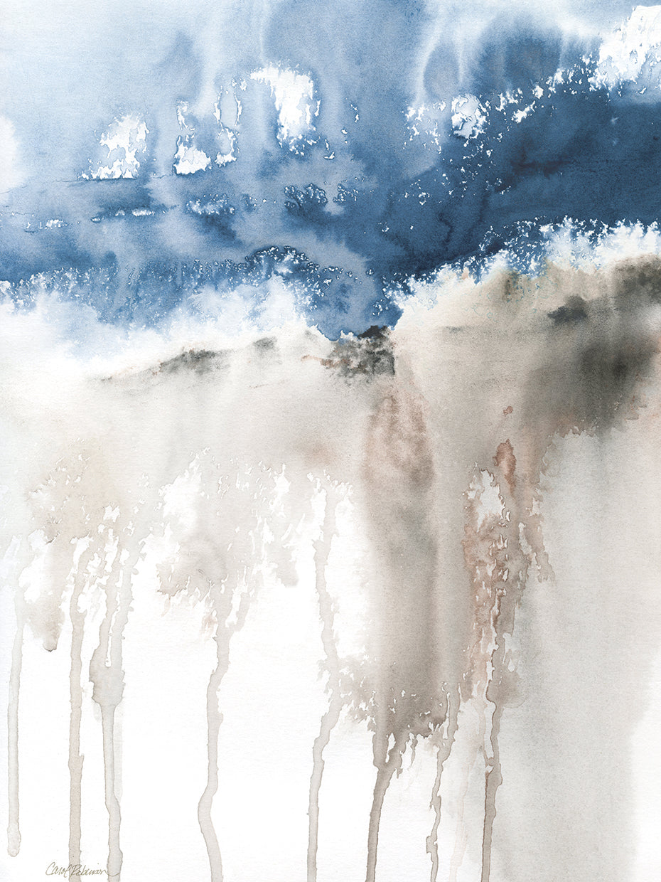 Windy Cliff 1 Blue by Carol Robinson - lowest price wall art work on large canvas & framed canvas prints