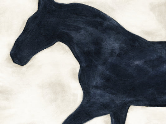 Equestrian Beauties Halt Canvas Art