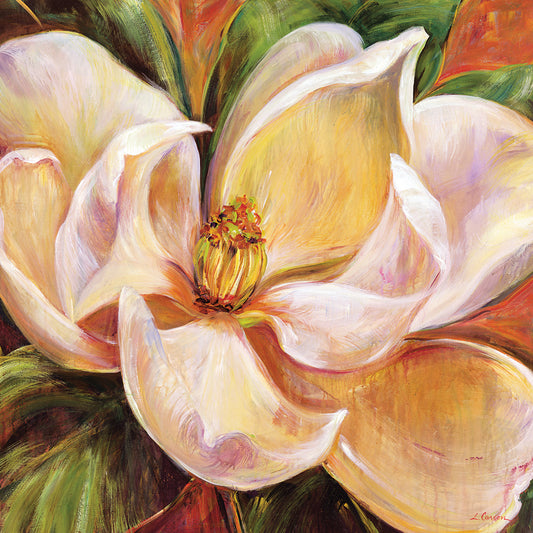 Magnolia Glow I Canvas Art