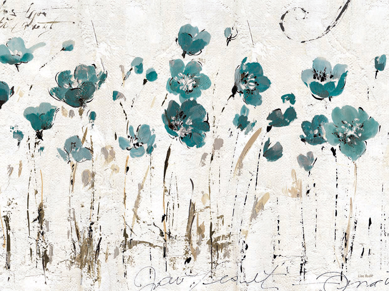 Abstract Balance IV Blue