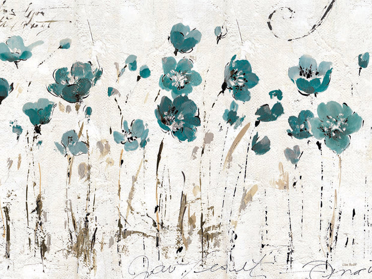 Abstract Balance IV Blue