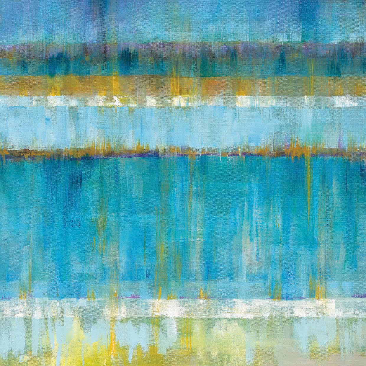 Abstract Stripes by Danhui Nai - top quality wall art work on large canvas & framed canvas prints