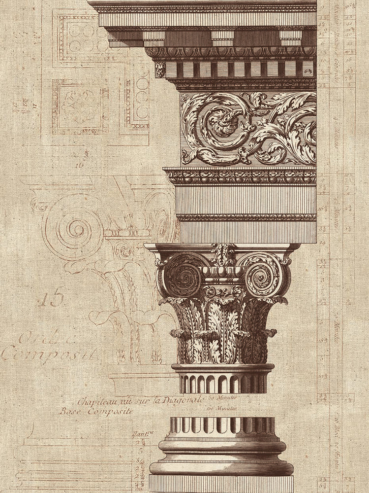 Architectural Rendering I Burlap Sepia Crop