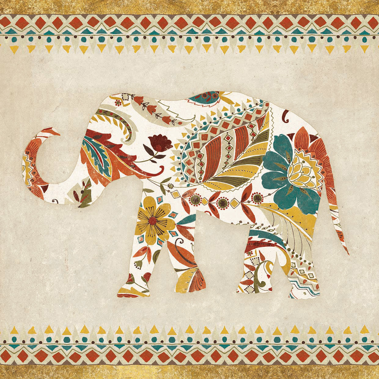 Boho Elephant II