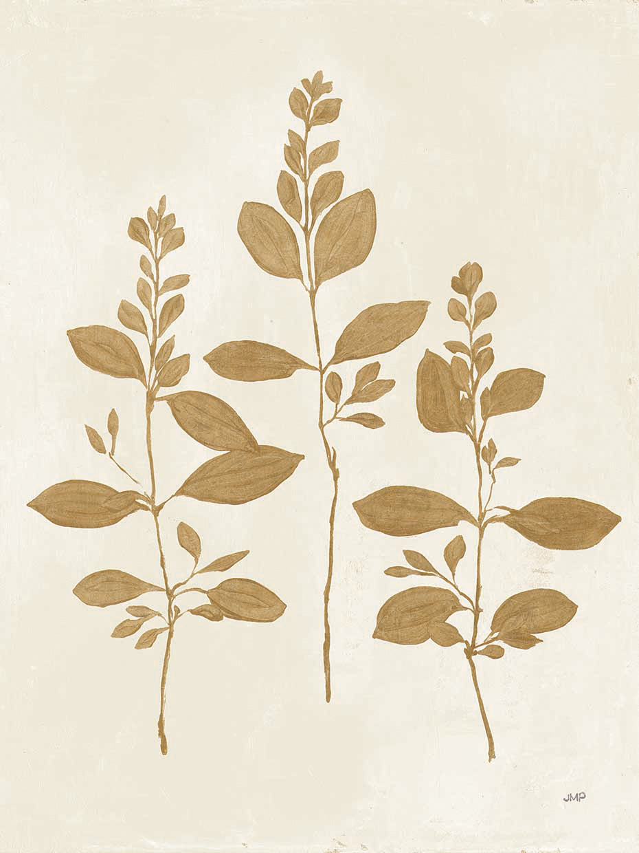 Botanical Study IV Gold Crop