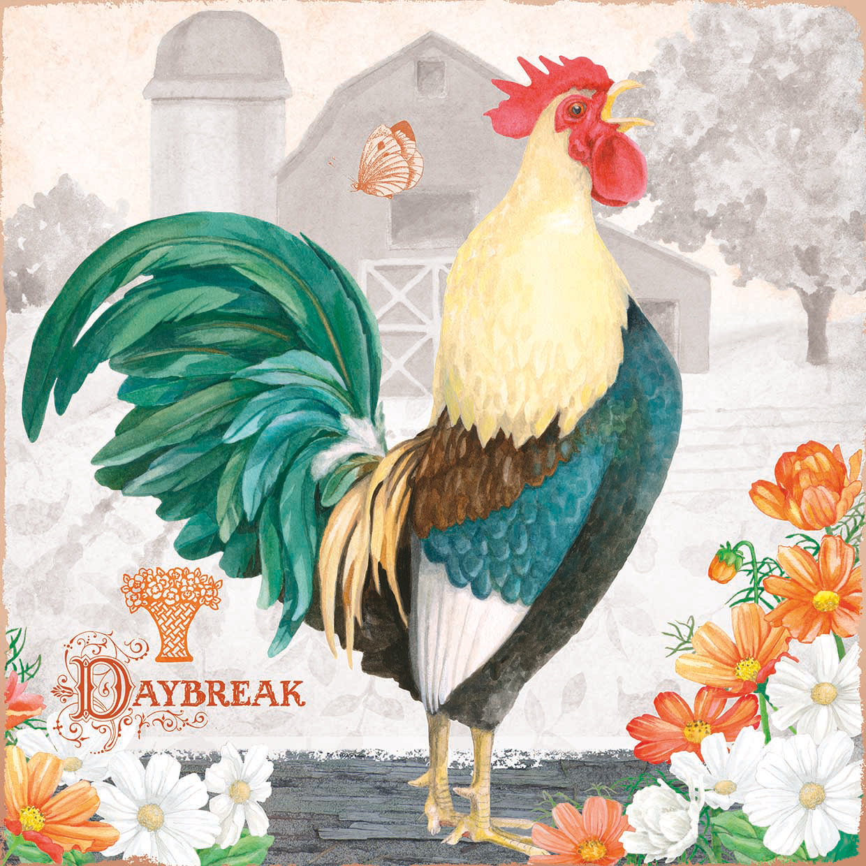 Emerald Daybreak Rooster