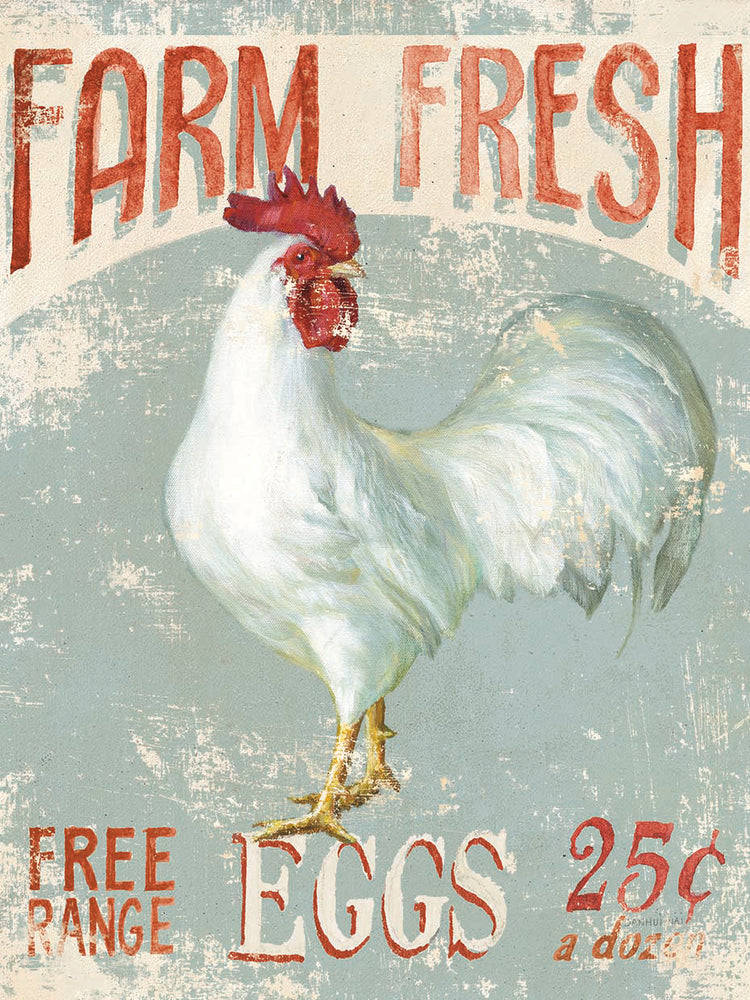 Farm Nostalgia III by Danhui Nai - handcrafted wall art work on large canvas & framed canvas prints, made to order