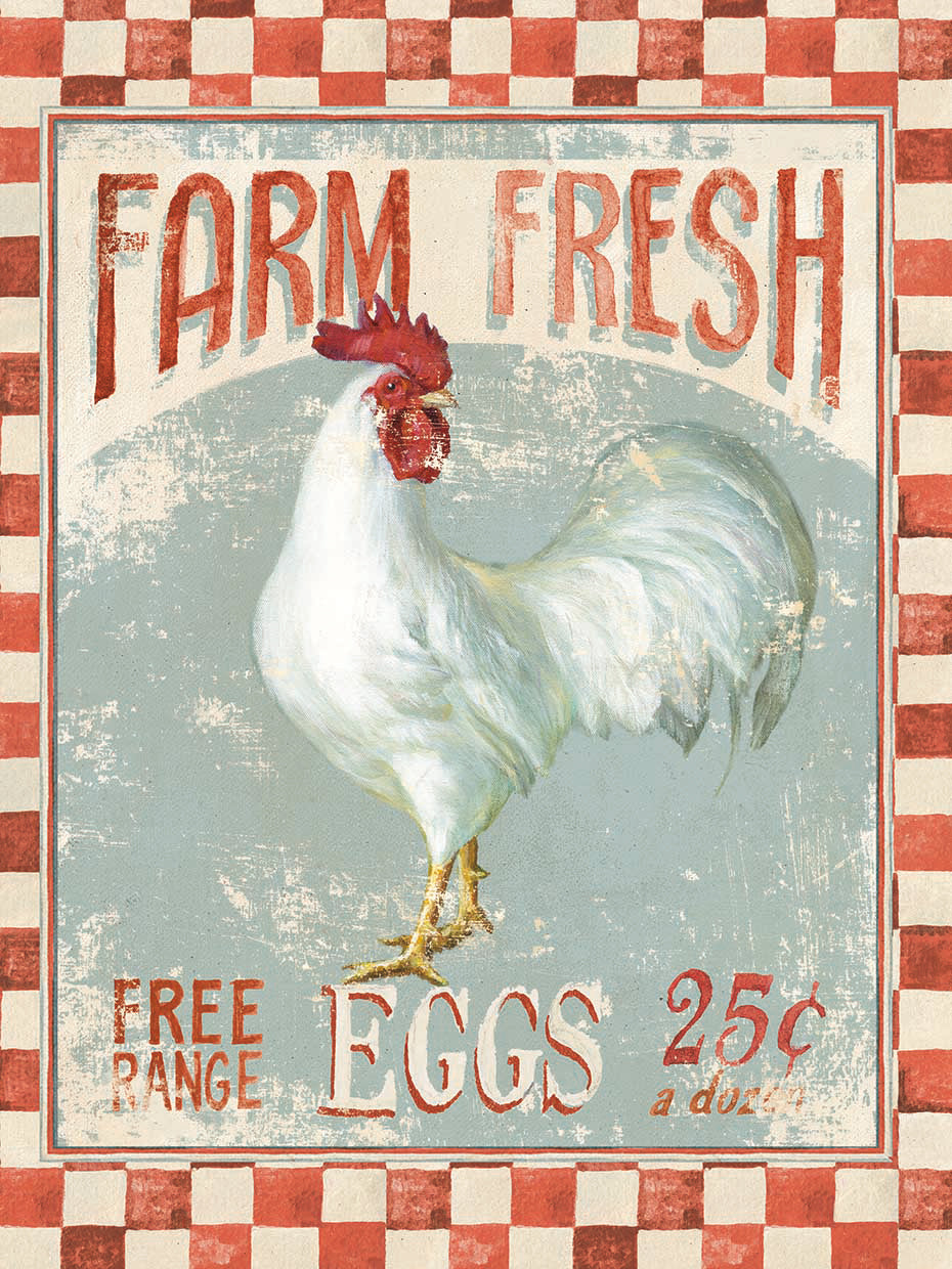 Farm Nostalgia VII by Danhui Nai - museum quality wall art work on large canvas & framed canvas prints