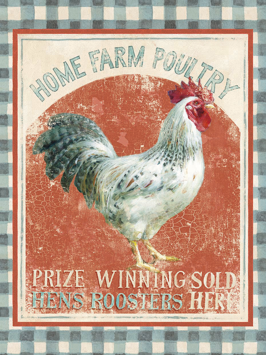 Farm Nostalgia VIII by Danhui Nai - highest quality handcrafted wall art work on large canvas & framed canvas prints