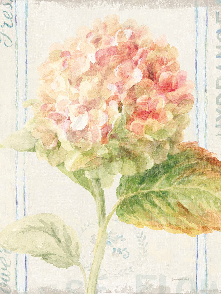 Floursack Florals VI Crop by Danhui Nai - handcrafted wall art work on large canvas & framed canvas prints, made to order