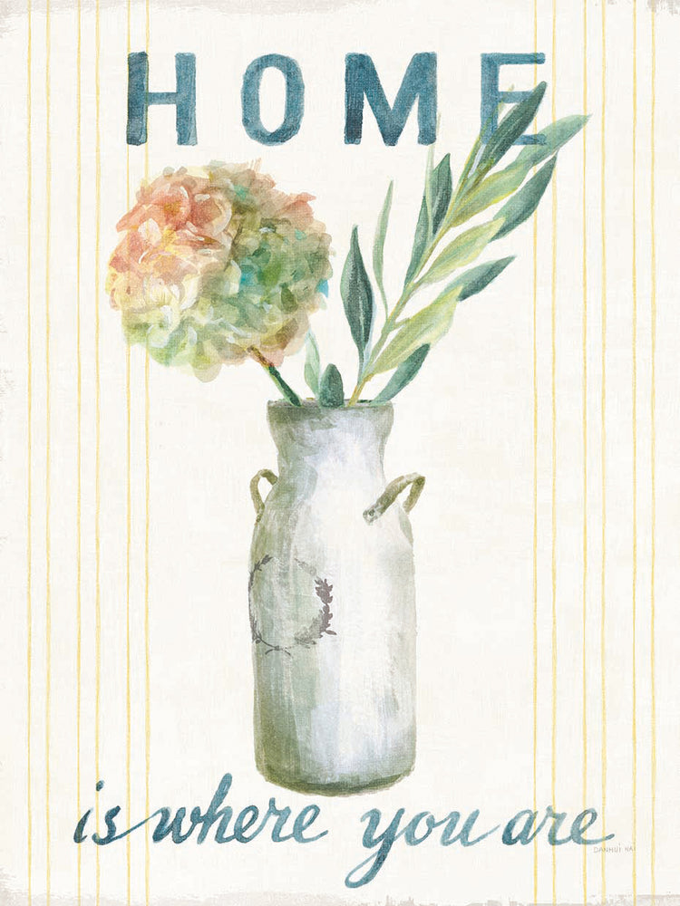 Floursack Home III by Danhui Nai - top quality wall art work on large canvas & framed canvas prints