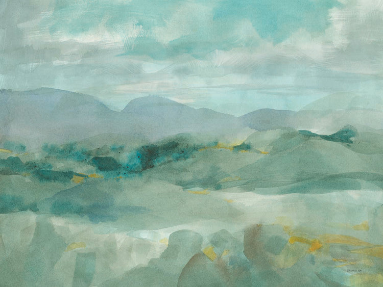 Green Mountain View by Danhui Nai - top quality wall art work on large canvas & framed canvas prints