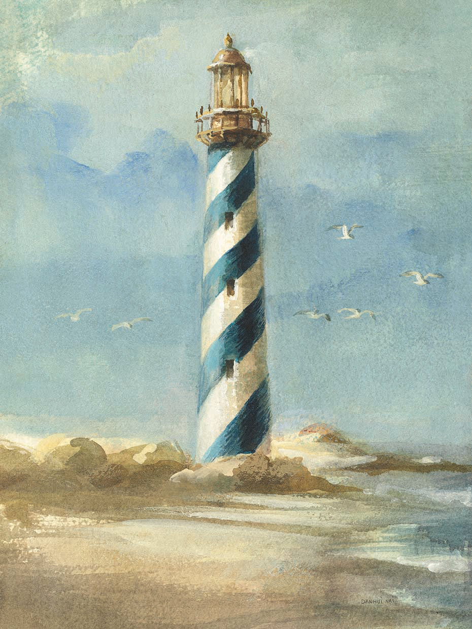Lighthouse I by Danhui Nai - lowest price wall art work on large canvas & framed canvas prints