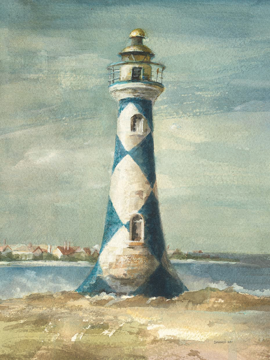 Lighthouse IV by Danhui Nai - top quality wall art work on large canvas & framed canvas prints