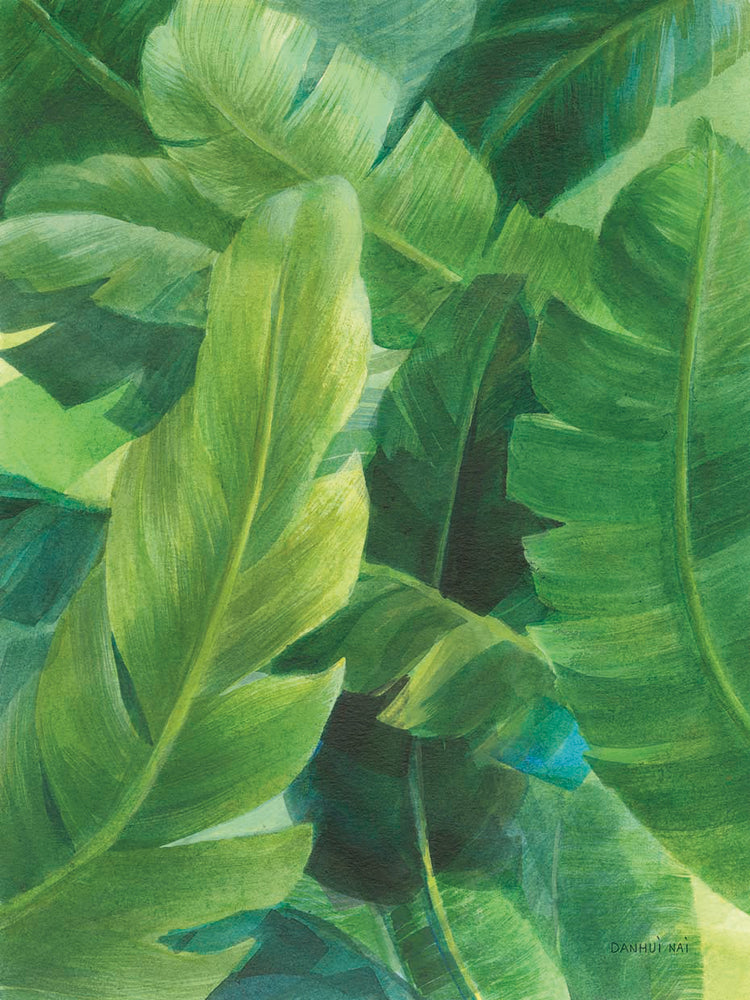Palms of the Tropics I by Danhui Nai - museum quality wall art work on large canvas & framed canvas prints