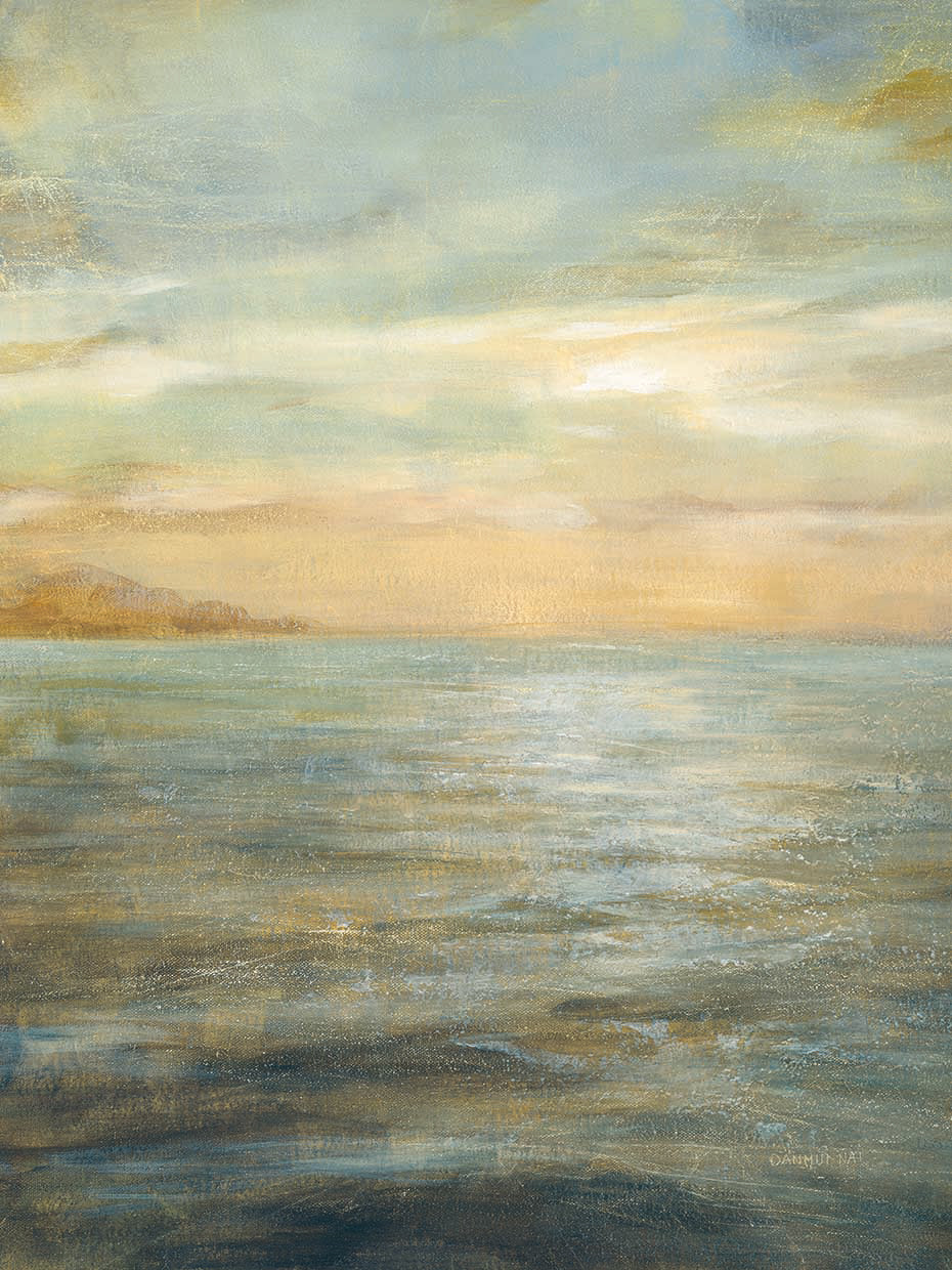 Serene Sea II by Danhui Nai - highest quality handcrafted wall art work on large canvas & framed canvas prints