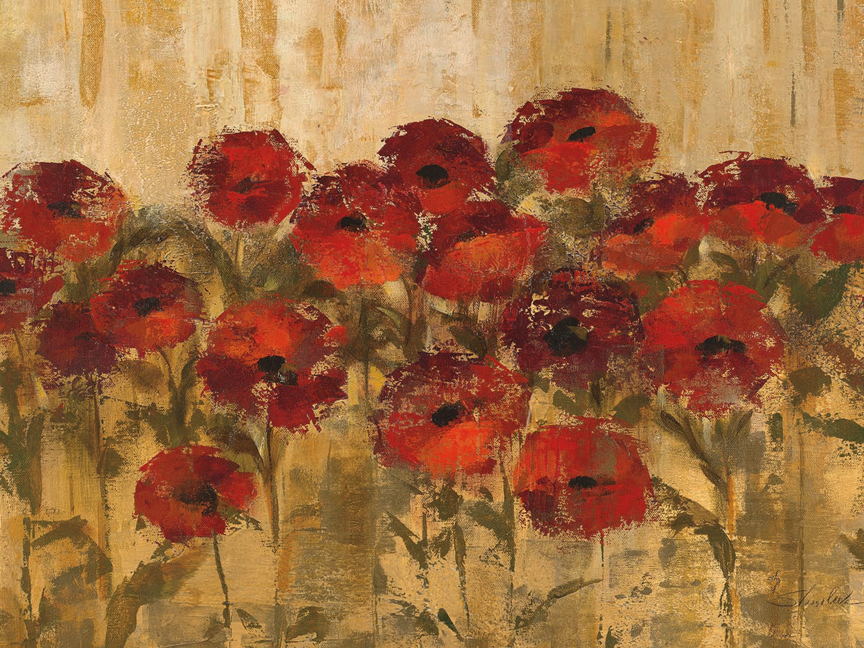 Sunshine Florals by Silvia Vassileva - museum quality wall art work on large canvas & framed canvas prints