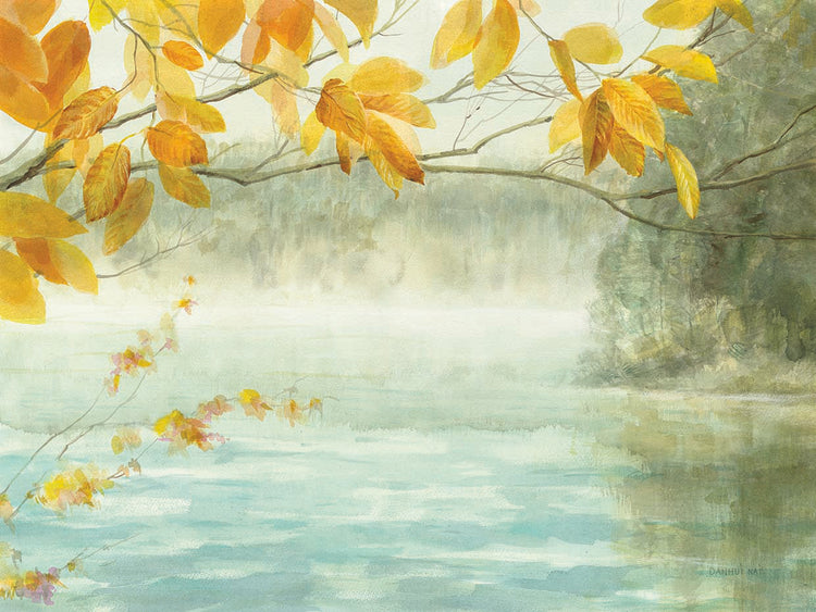 View from the Shore by Danhui Nai - larger sizes handcrafted wall art work on large canvas & framed canvas prints