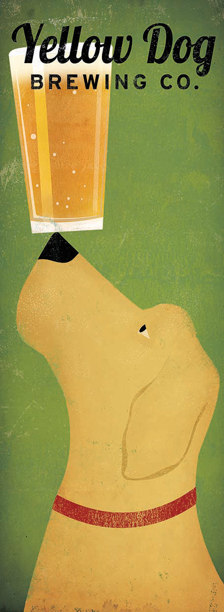 Yellow Dog Brewing Co. Canvas Art