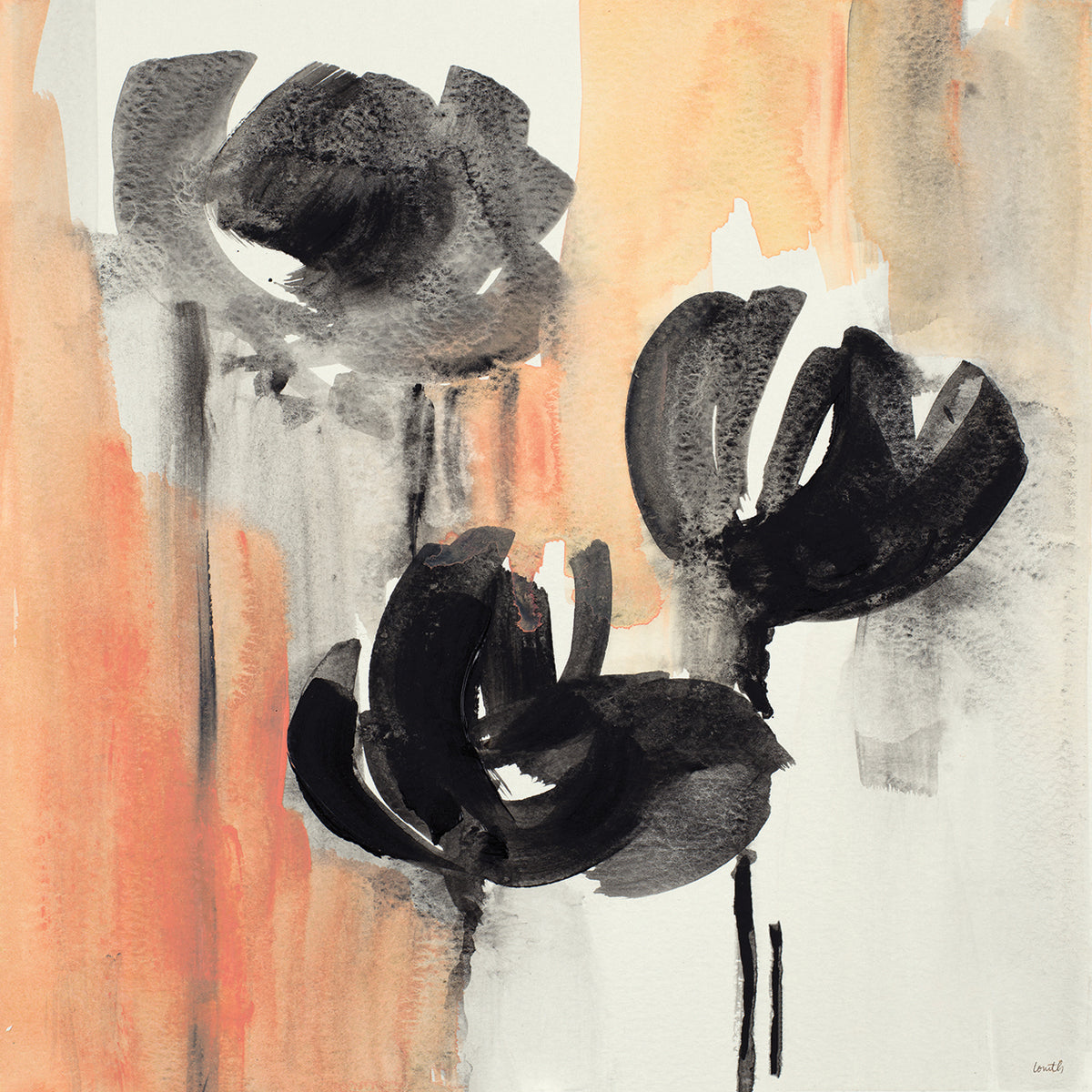 Blushing Tulips I