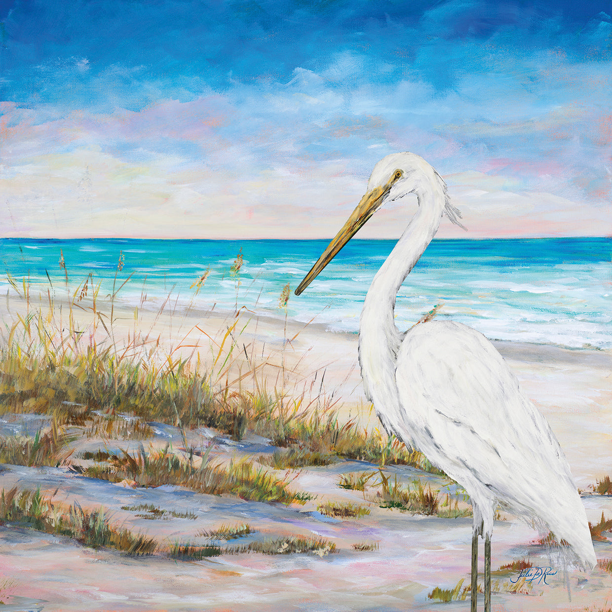 Egret on the Beach