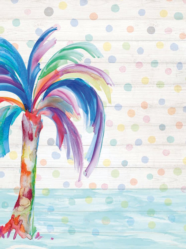 Funky Palm on Dots II