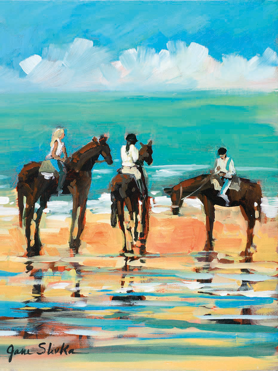 Horses on the Beach