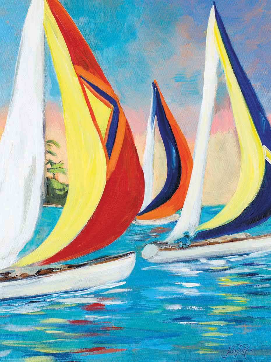 Morning Sails Vertical II