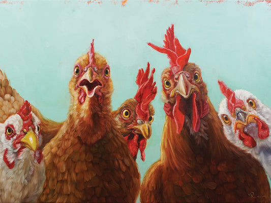 Chicken for Dinner Canvas Print