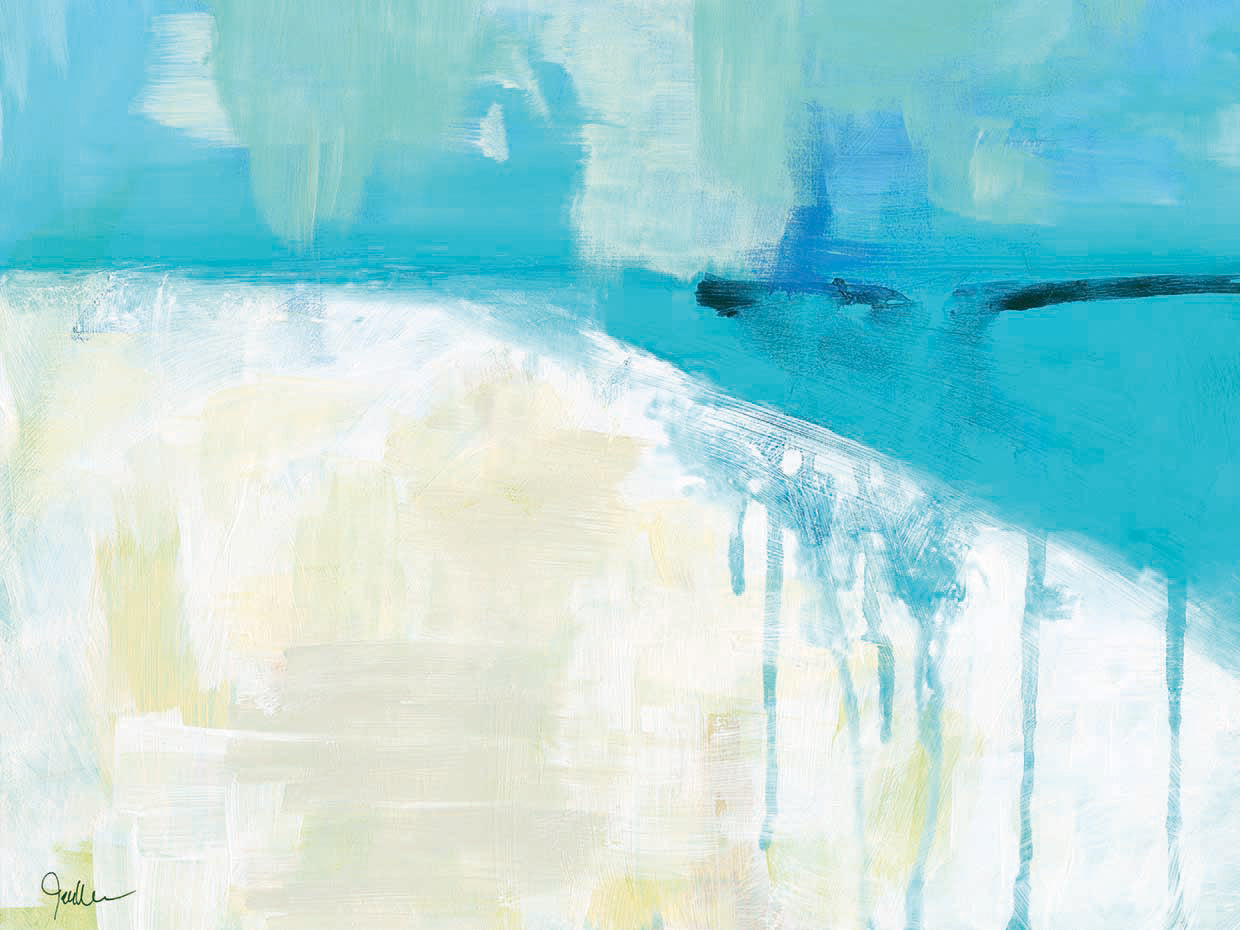 Coastal Blues 1 by Jan Weiss - lowest price wall art work on large canvas & framed canvas prints