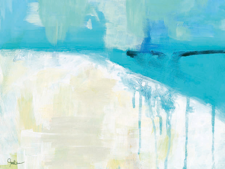 Coastal Blues 1 by Jan Weiss - lowest price wall art work on large canvas & framed canvas prints