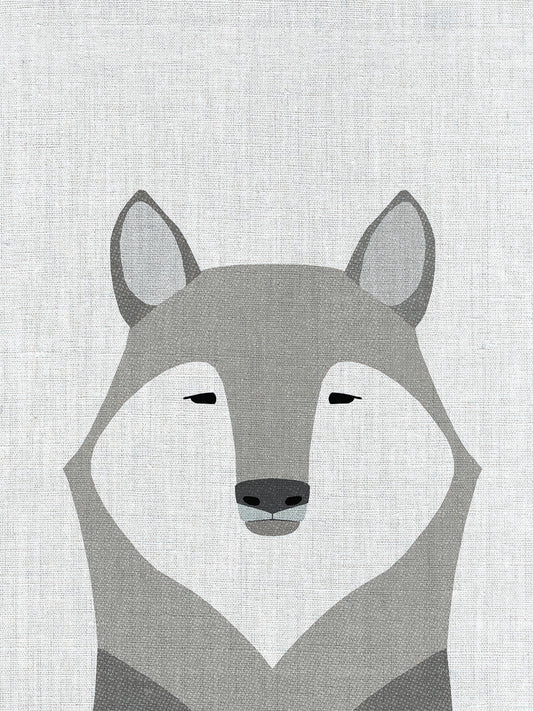 Gray Wolf Canvas Art