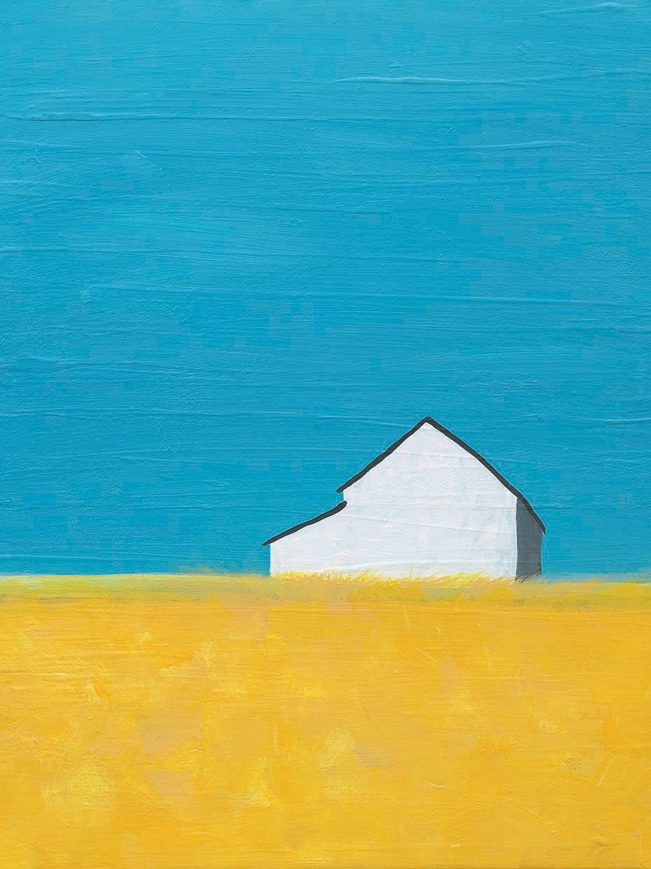 Itâ€™s a Barn by Jan Weiss - handcrafted wall art work on large canvas & framed canvas prints, made to order