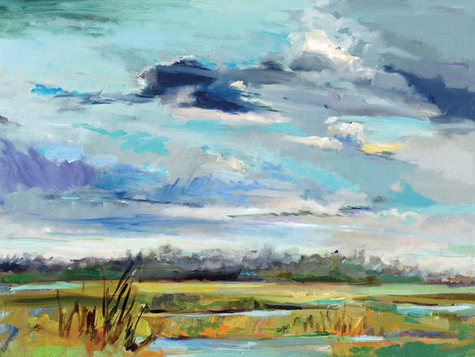Marsh Skies Canvas Art
