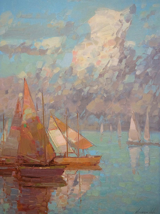 Sail Boats Canvas Art