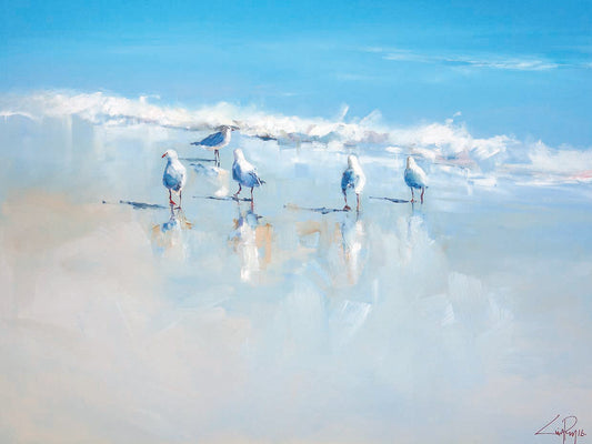 Sorrento Gulls Canvas Prints