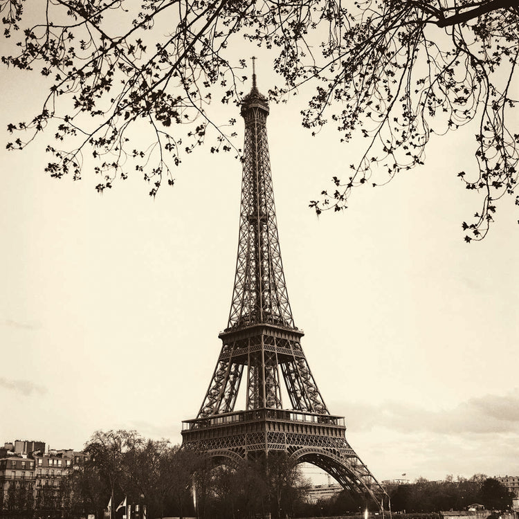 Arte de la lona de la Torre Eiffel