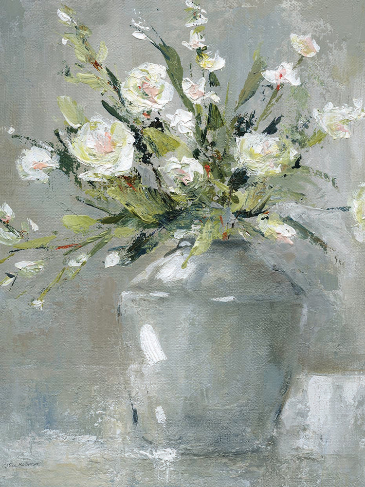 Country Bouquet II by Carol Robinson - larger sizes handcrafted wall art work on large canvas & framed canvas prints