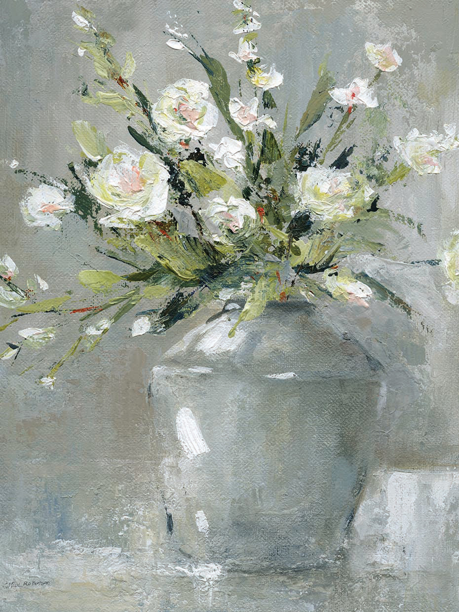 Country Bouquet II by Carol Robinson - larger sizes handcrafted wall art work on large canvas & framed canvas prints