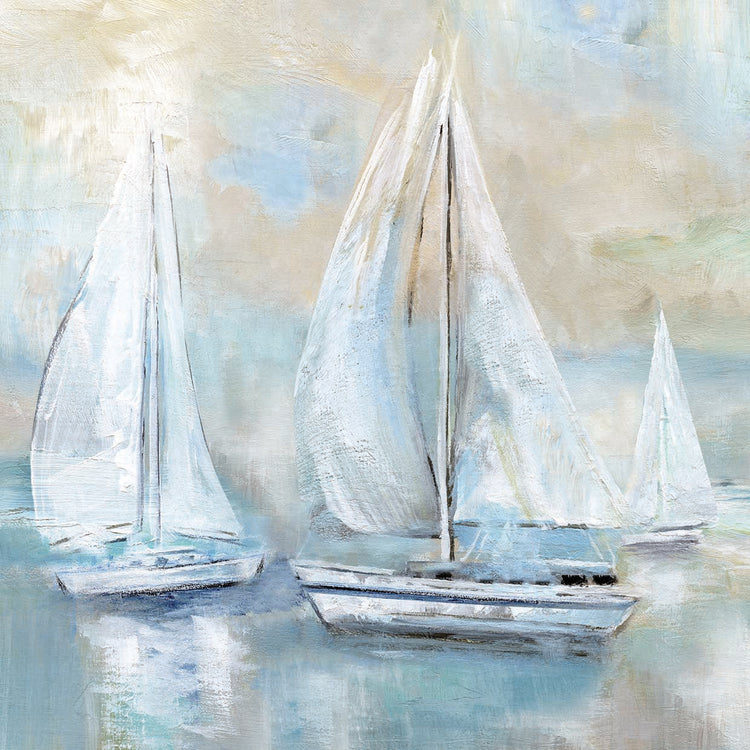 Sail Afar by Nan - highest quality handcrafted wall art work on large canvas & framed canvas prints
