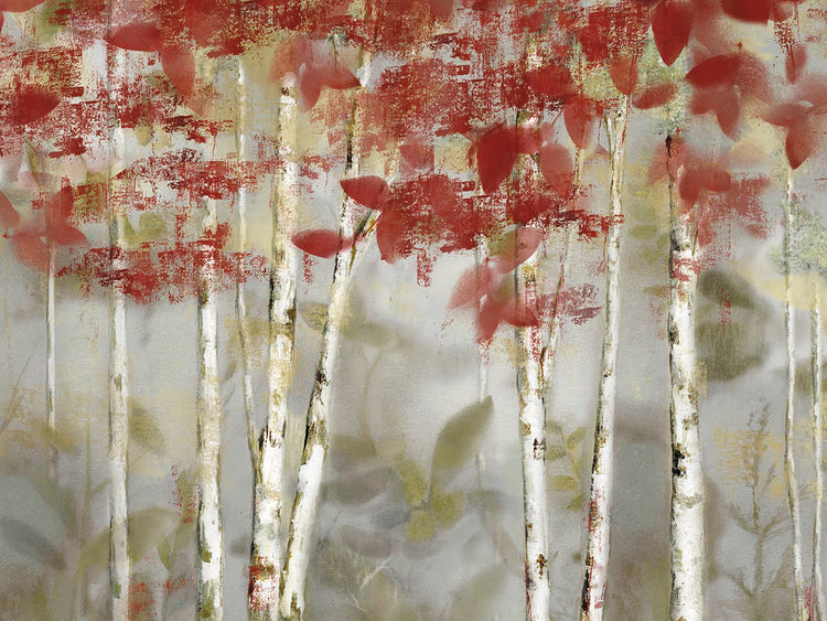 Autumn Forest by Nan - larger sizes handcrafted wall art work on large canvas & framed canvas prints