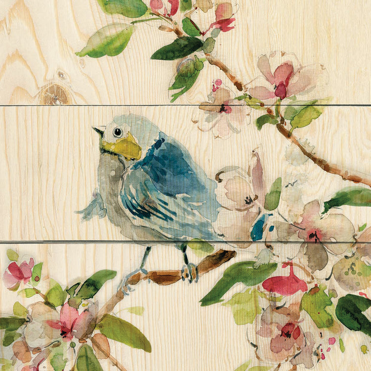 Birds and Blossoms II by Carol Robinson - best quality handcrafted wall art work on large canvas & framed canvas prints