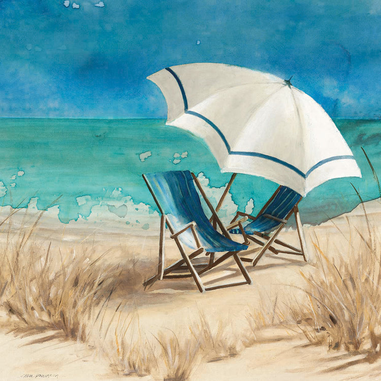 Delray Beach II by Carol Robinson - handcrafted wall art work on large canvas & framed canvas prints, made to order