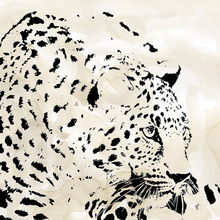 Leopard Spot IV by Carol Robinson  - handcrafted wall art work on large canvas & framed canvas prints, made to order