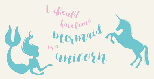 Mermaid Unicorn Canvas Art