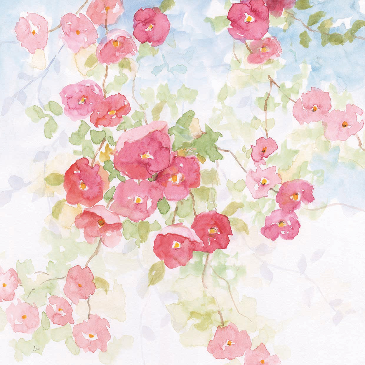 Pink Pleasure I by Nan  - lowest price wall art work on large canvas & framed canvas prints