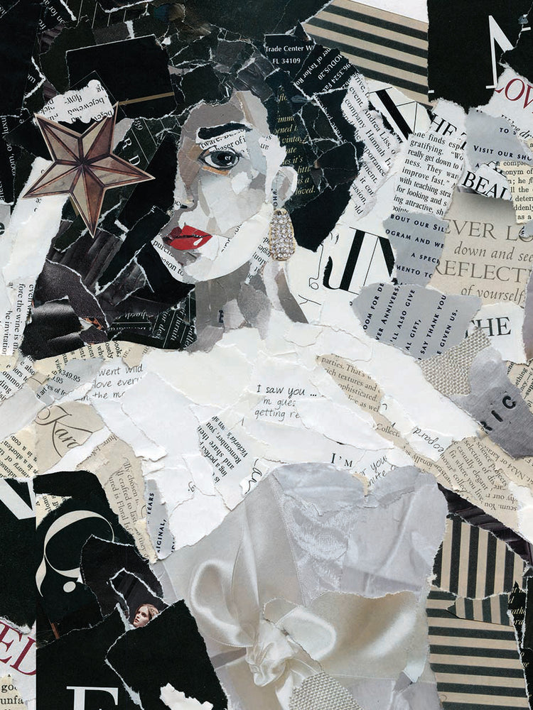 Runway Star by Carol Robinson  - highest quality handcrafted wall art work on large canvas & framed canvas prints