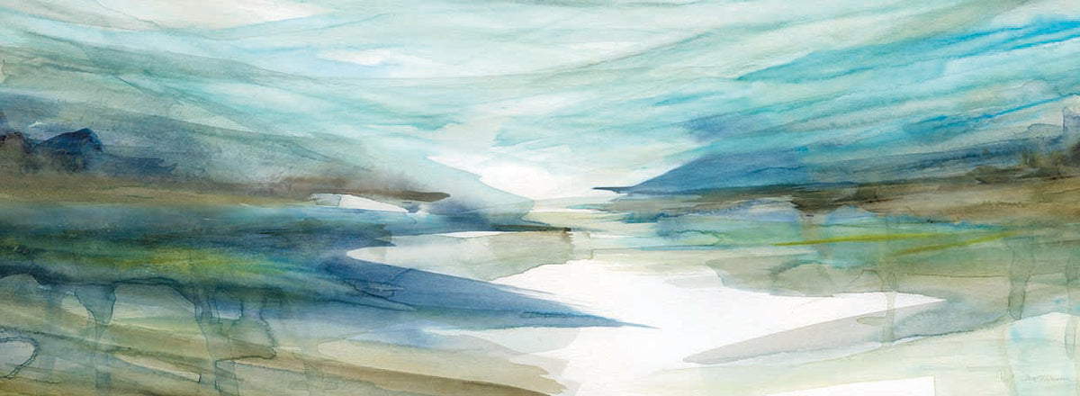 Spring Reflection II by Carol Robinson  - museum quality wall art work on large canvas & framed canvas prints