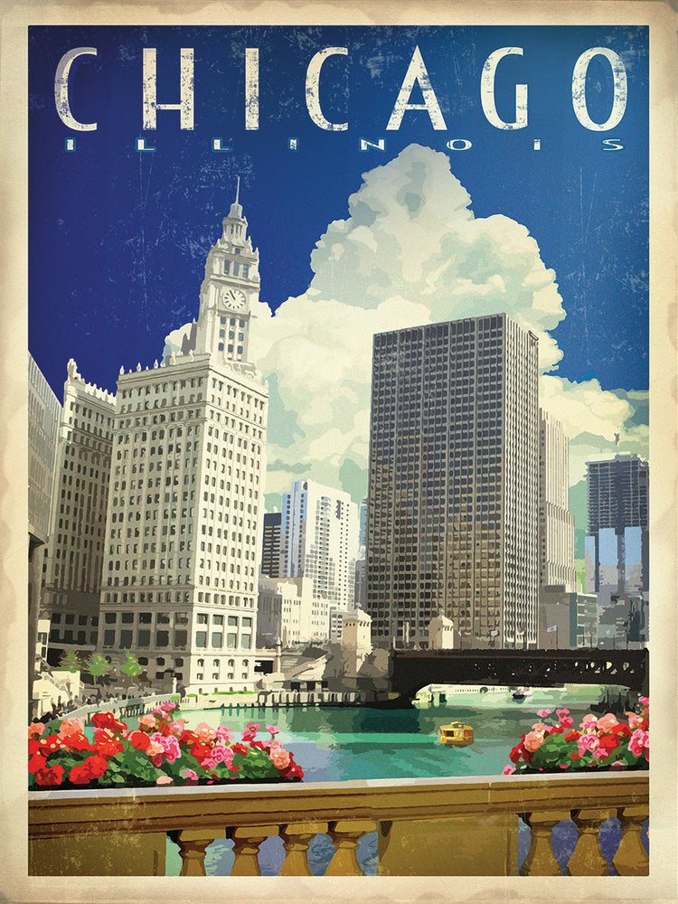 Arte de la lona de Chicago