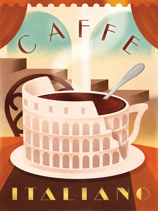 Coffee Italy Canvas Art